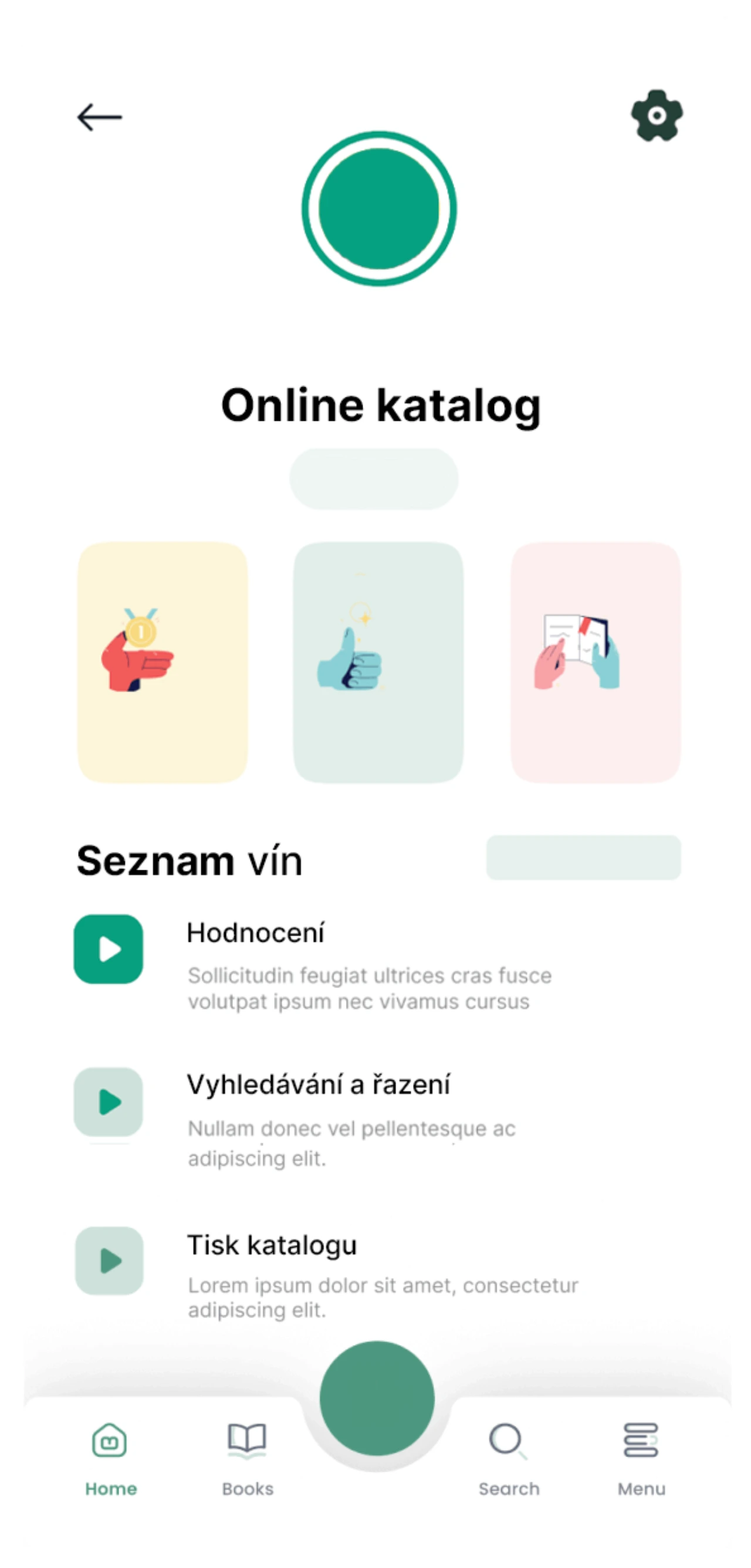 App screen